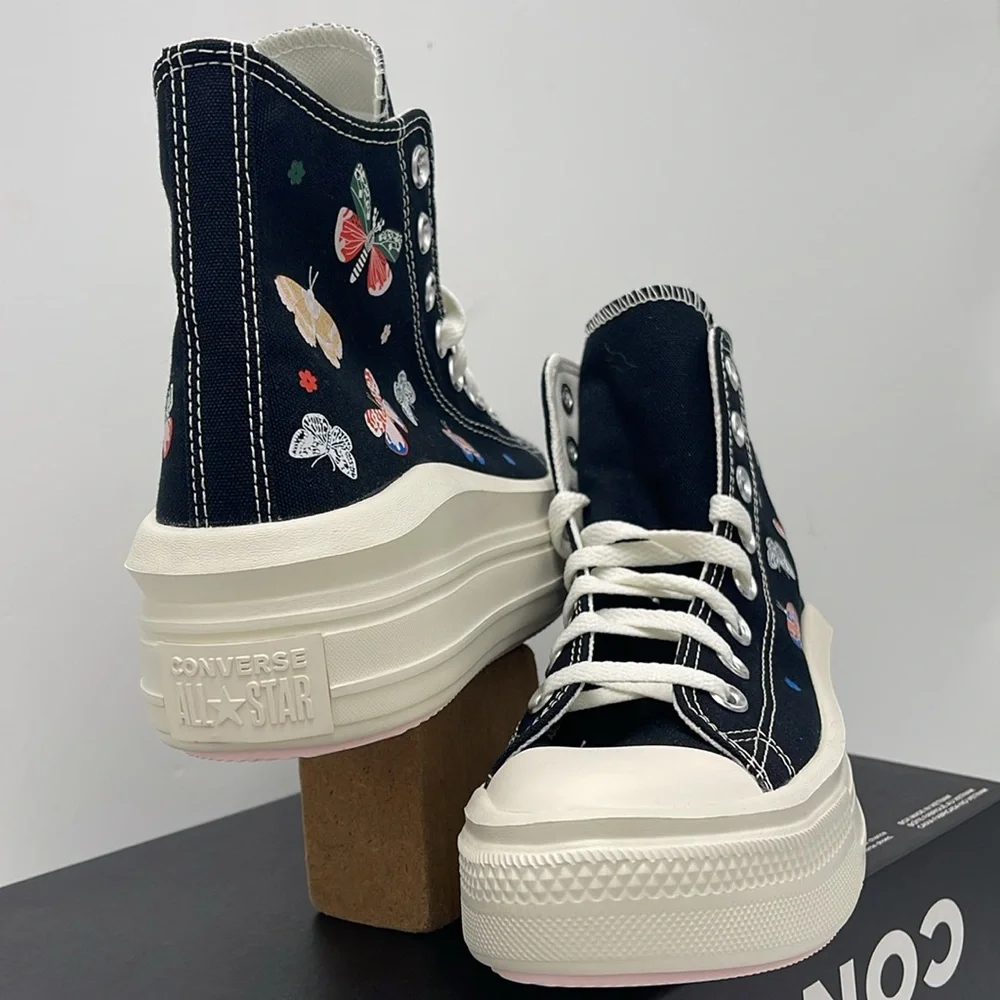 Converse WMNS Black High-Top Sneakers A05994C
CTAS MOVE HI
BLACK/EGRET/DECADE PK - Picture 8 of 16